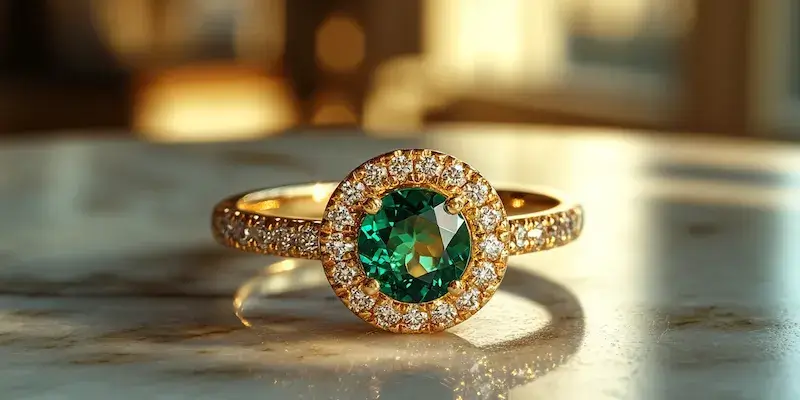 Pierścionek zaręczynowy na której ręce