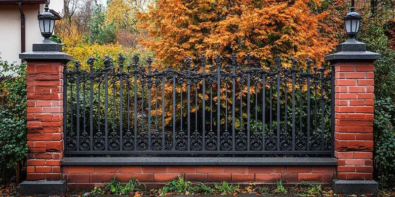 Czym wyczyścić metalowe ogrodzenie?